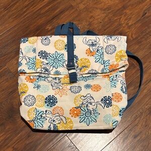 Disney Roll Top Canvas Lilo and Stitch Backpack
